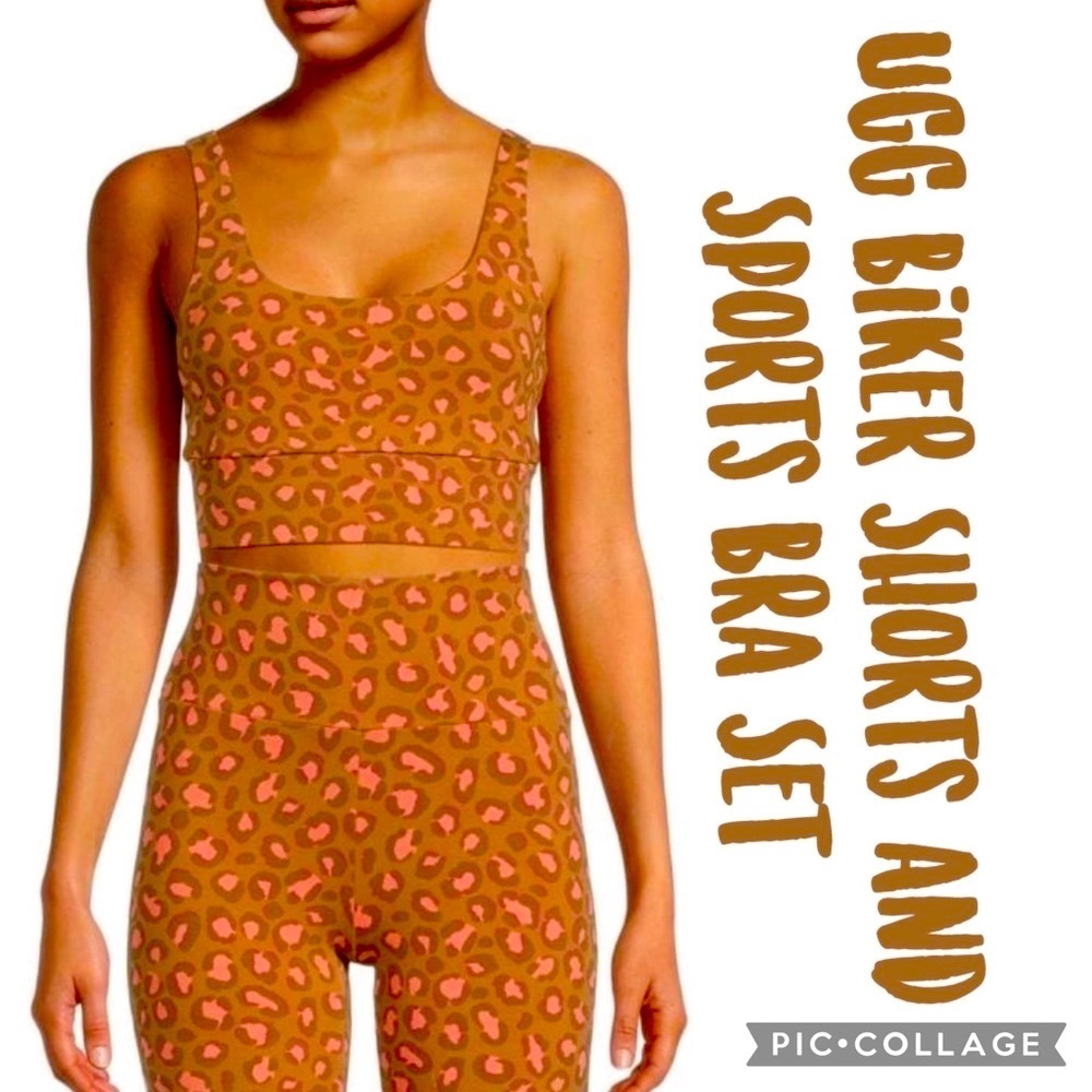 UGG Biker Shorts and Sports Bra Set NWT